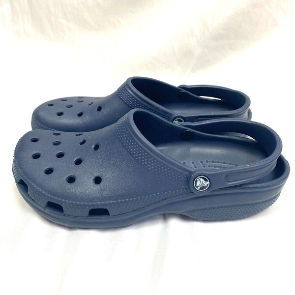 CROCS Other - Original Classic Crocs Clogs Slip On Vented Vacation Navy Blue Mens Size 11